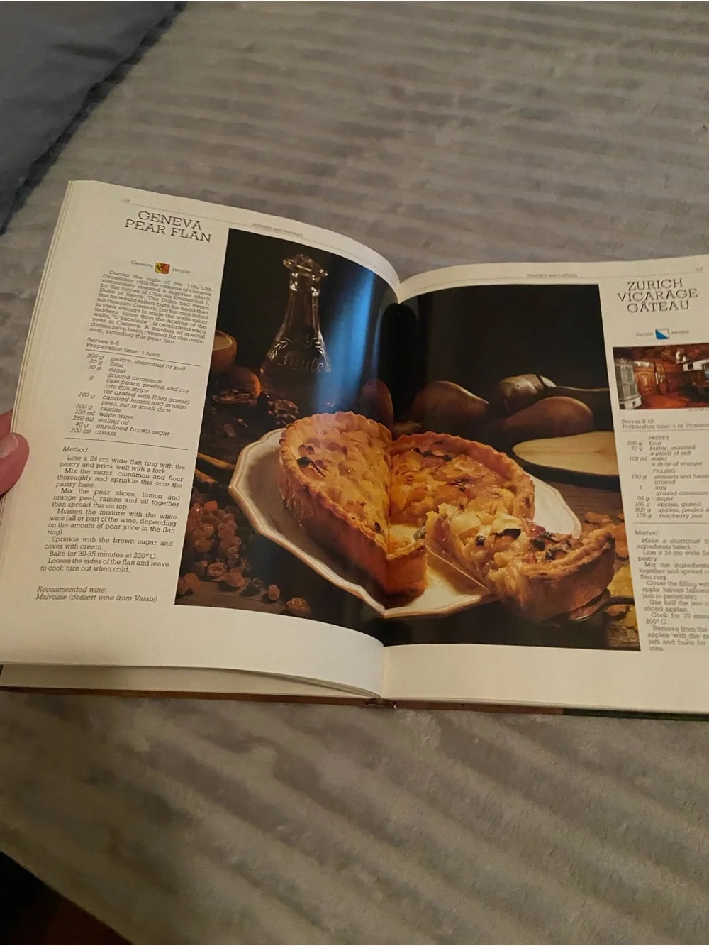 Vtg Culinary Art Traditions Switzerland Cookbook/Swiss Culture Food Recipes HC